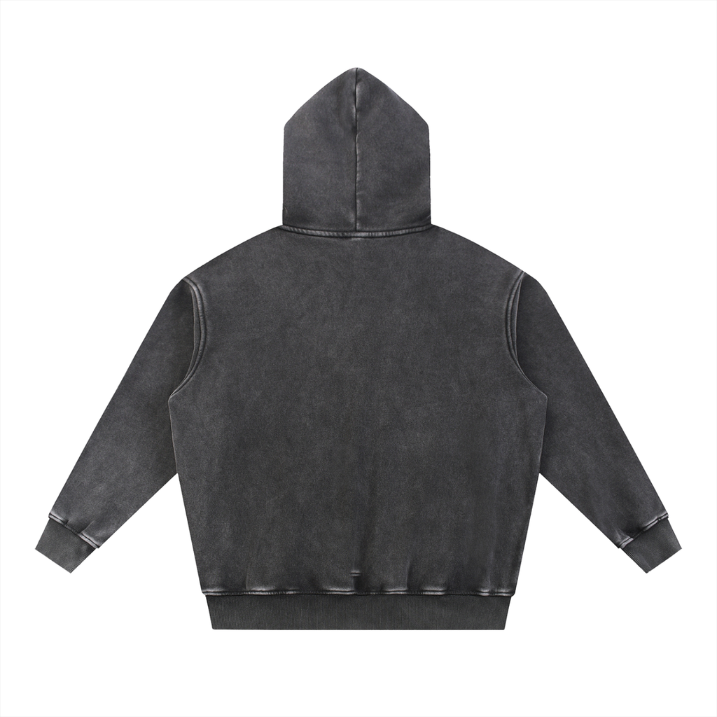 FOR GYRLS Snow Wash Fleece Oversize Hoodie