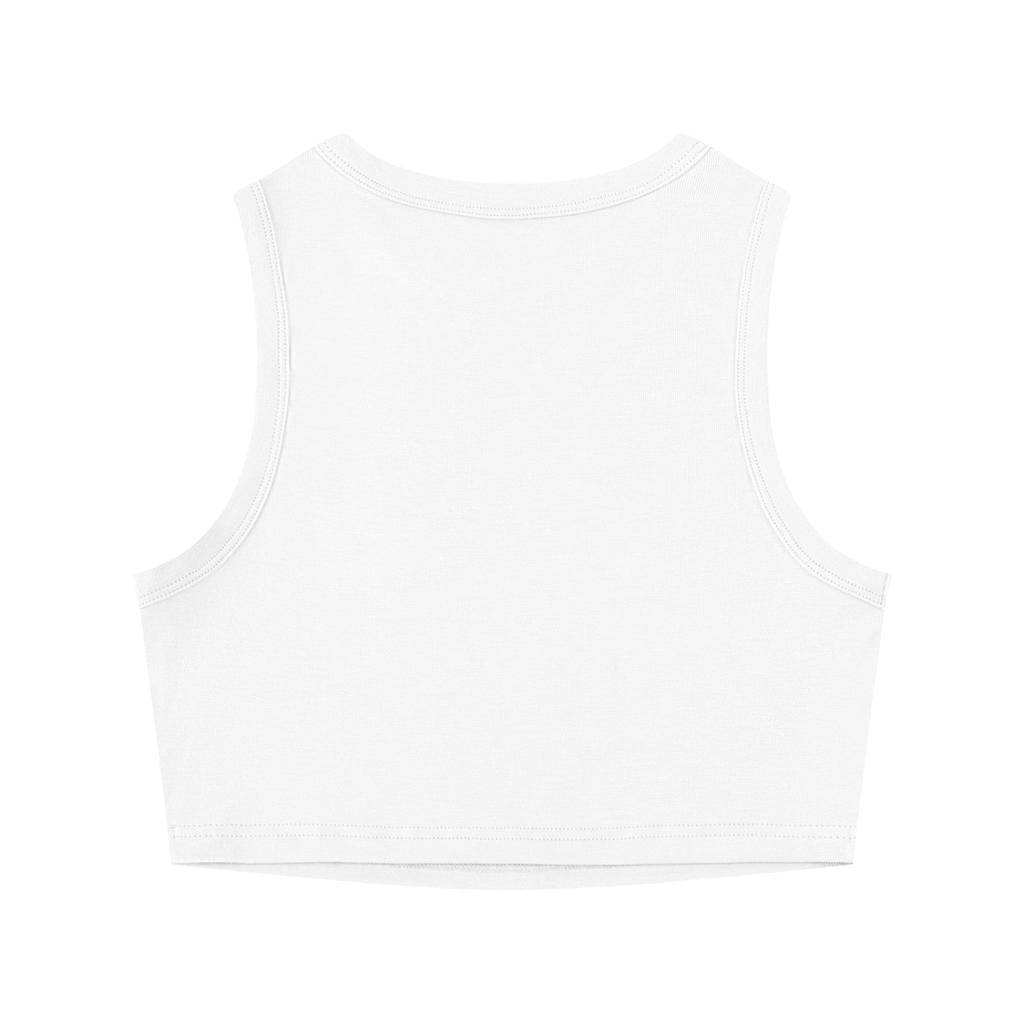 UNIQUE. Crewneck Crop Tank Top