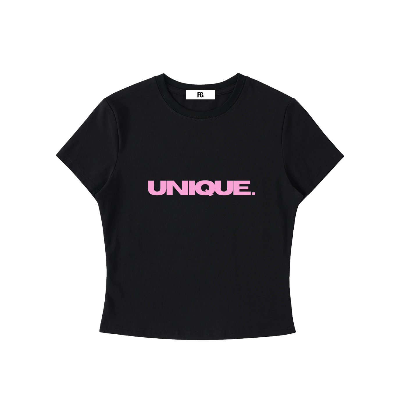 UNIQUE. Bodycon Crewneck T-Shirt