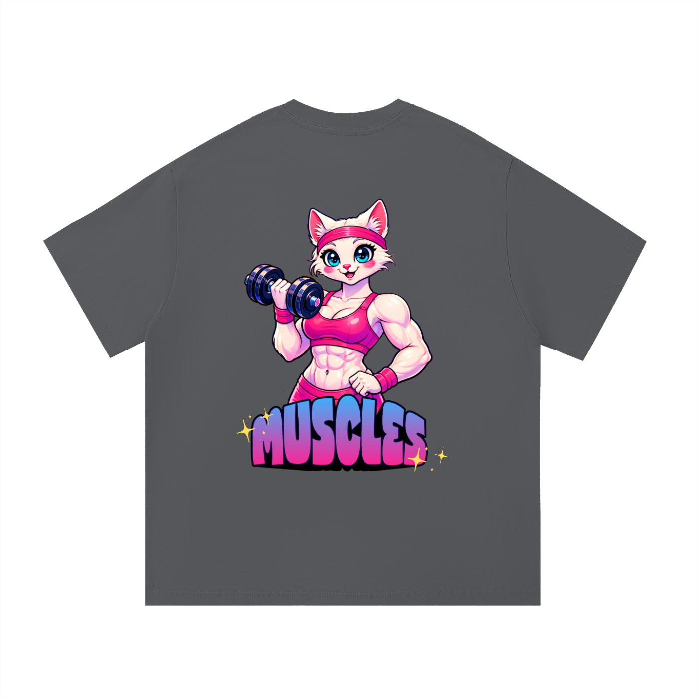 Kitten Muscles Cotton T-Shirt
