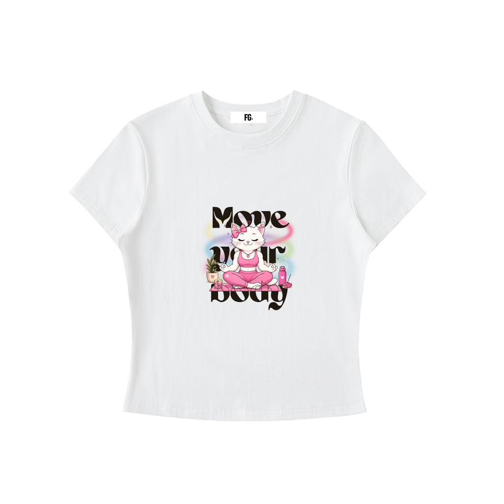 Move Your Body Bodycon Crewneck T-Shirt