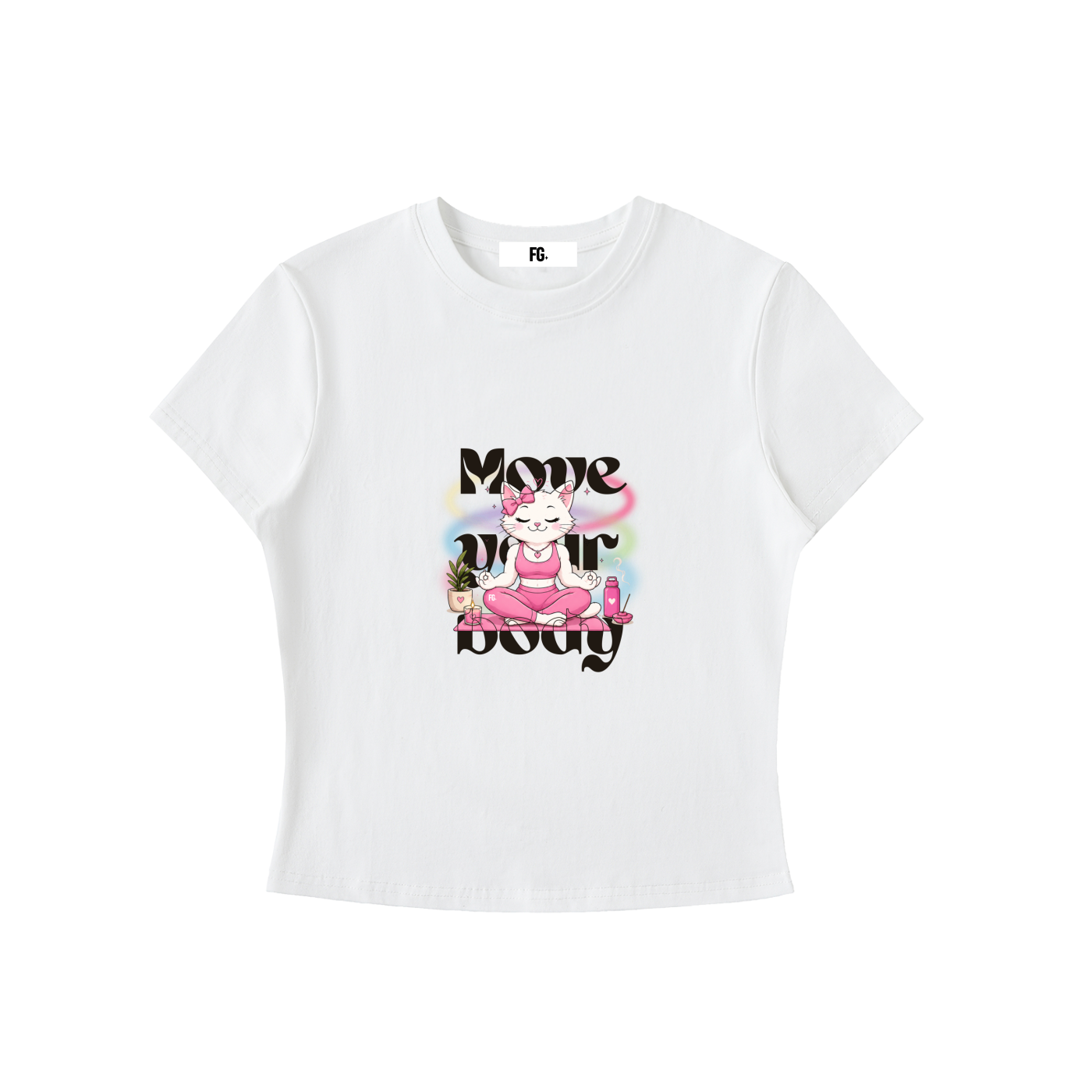 Move Your Body Bodycon Crewneck T-Shirt