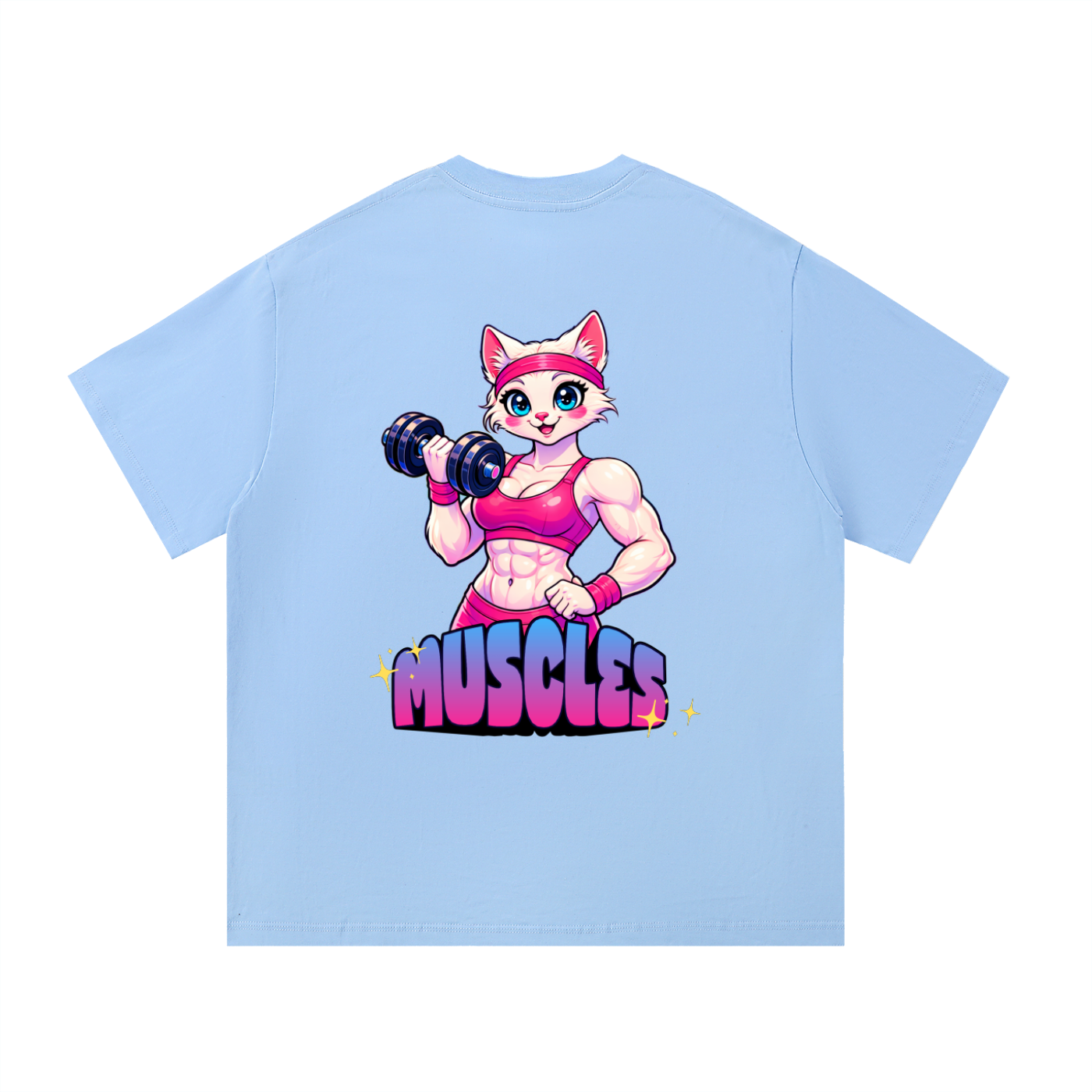 Kitten Muscles Cotton T-Shirt