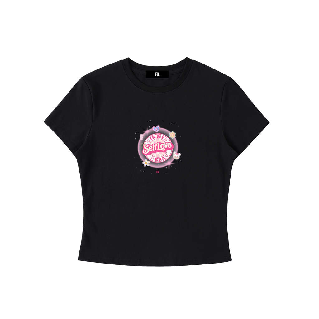 In my SelfLove era Bodycon Crewneck T-Shirt