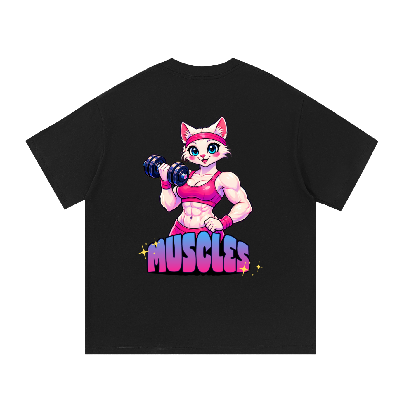 Kitten Muscles Cotton T-Shirt