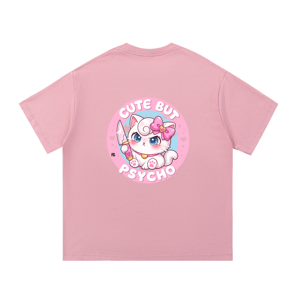 Cute but Psycho Cotton T-Shirt