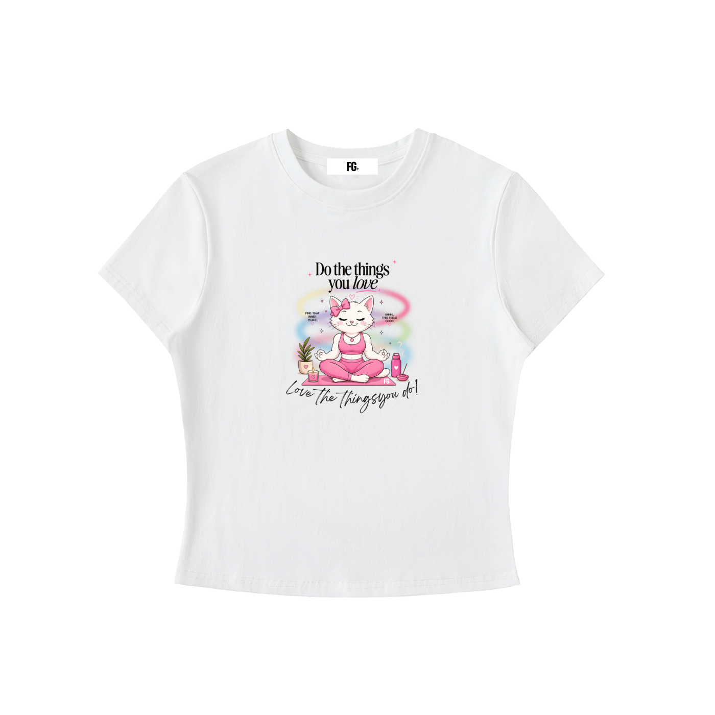 Do things you love Bodycon Crewneck T-Shirt