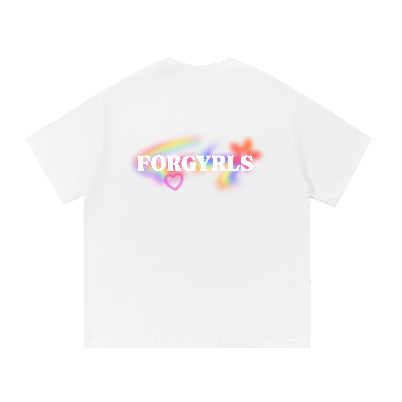 FORGYRLS Rainbow Cotton T-Shirt