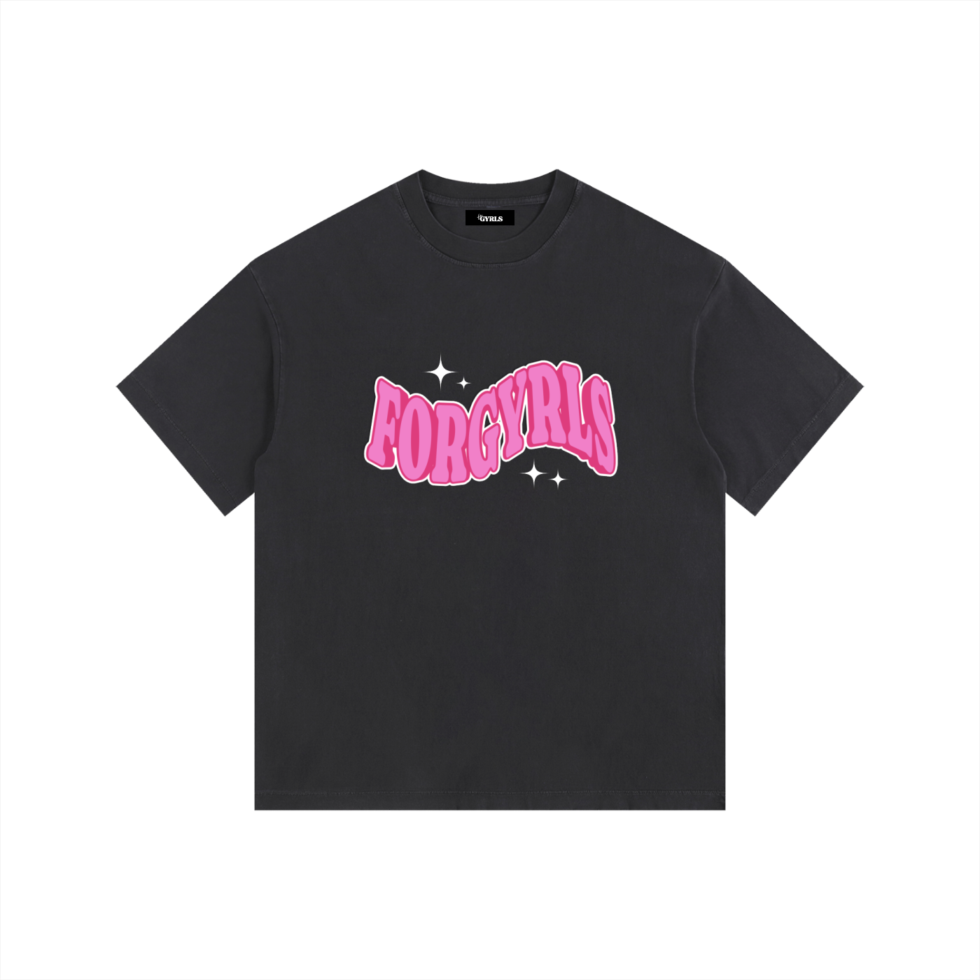 FORGYRLS Vintage Washed Oversized Cotton T-Shirt