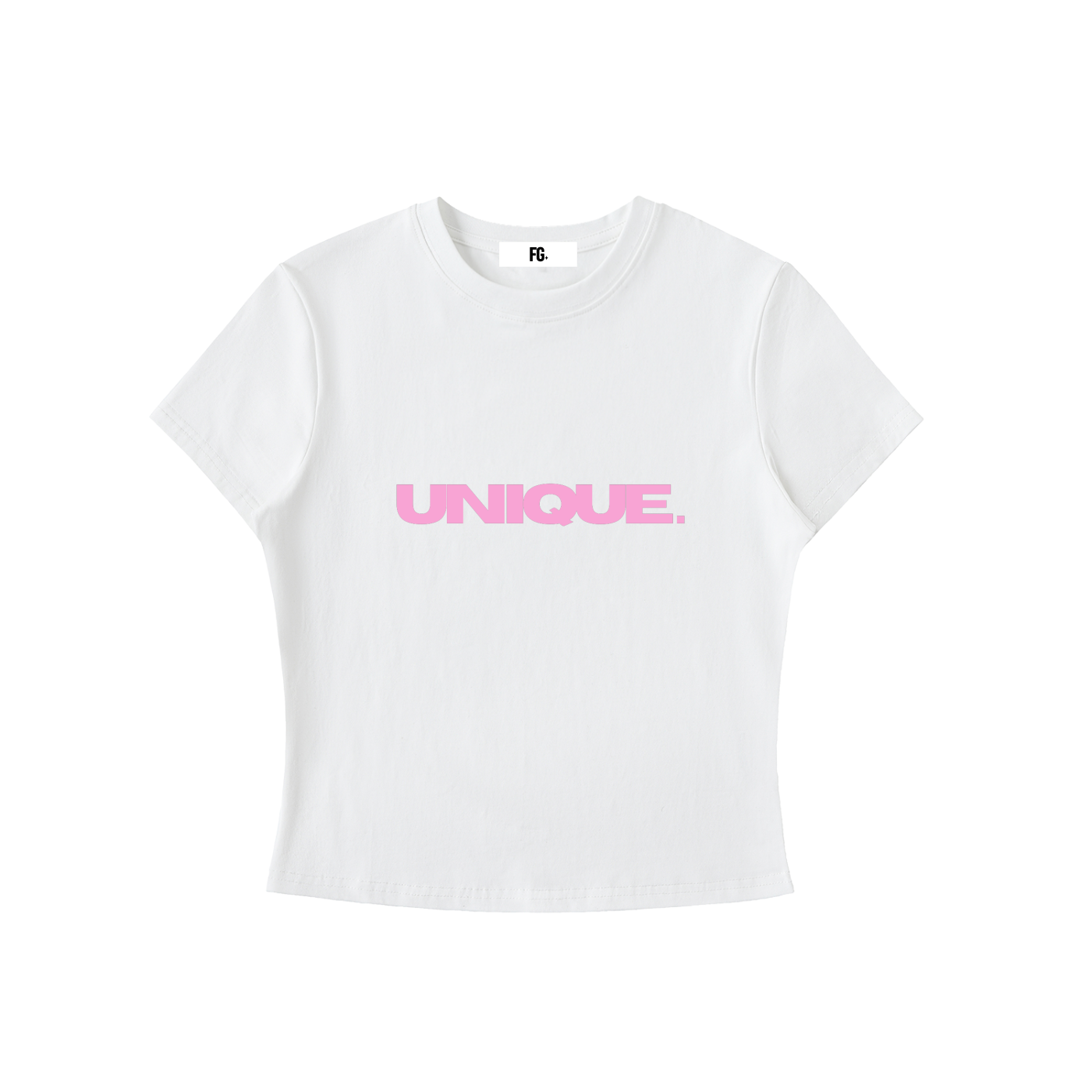UNIQUE. Bodycon Crewneck T-Shirt