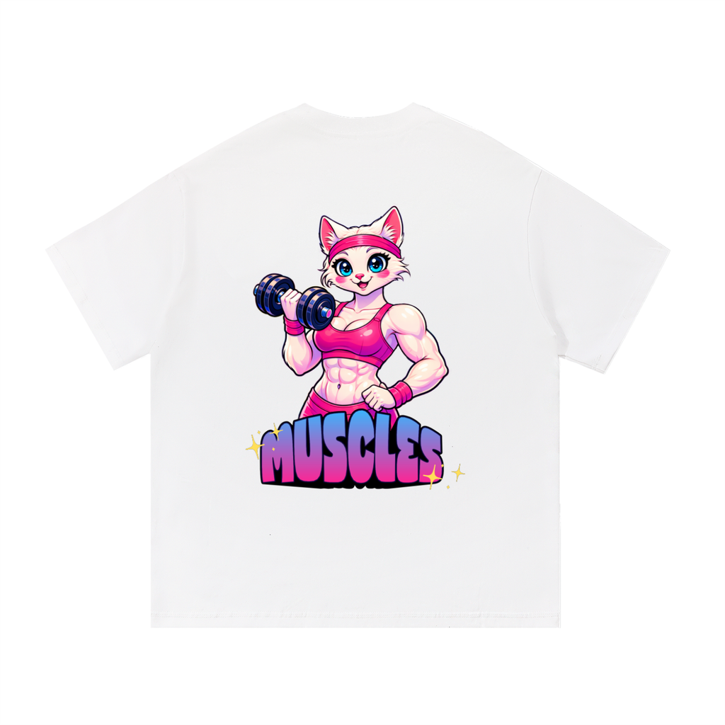 Kitten Muscles Cotton T-Shirt